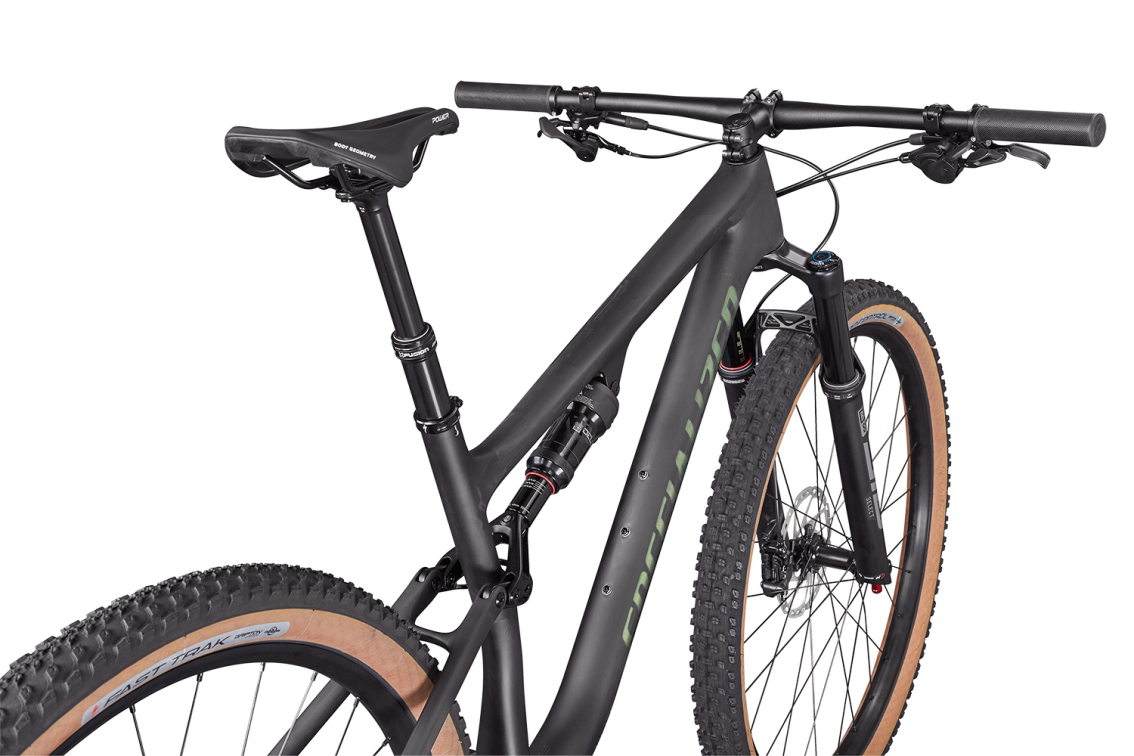 Купить Specialized Epic Evo Comp 2021 Satin Carbon / Oak Green Metallic Артикул 94820-5004, 94820-5003, 94820-5005, 94820-5002