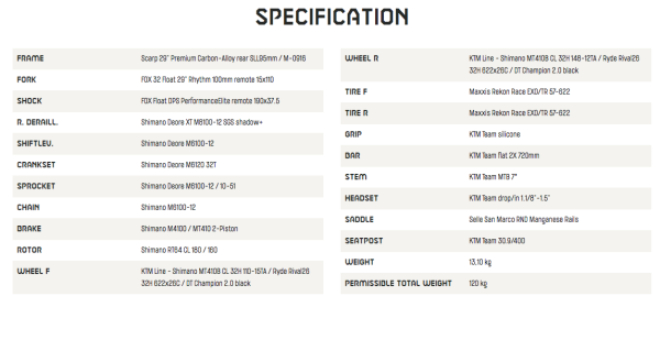 KTM Scarp Elite 2024 Белый