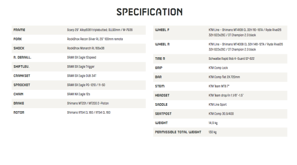 KTM Scarp 294 2024 Черный-оранжевый