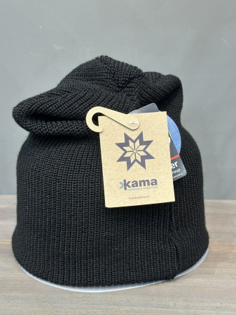 Шапки, кеппи, бейсболки Шапка Kama A136-110 Black Артикул 