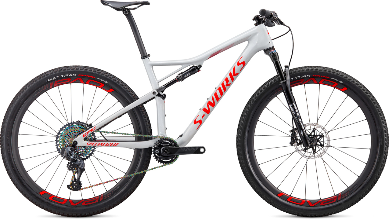 S-WORKS горные велосипеды Specialized S-Works Epic Carbon Sram AXS 29 2020 серый-красный CKD  Артикул 90320-0403, 90320-0404, 90320-0405, 90320-0402