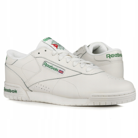 Кроссовки Кроссовки Reebok Reebok Exofit Lo Clean Logo chalk/vector red/glen green Артикул GZ976412.5, GZ976410, GZ97645.5, GZ976411.5, GZ97647, GZ976410.5, GZ97649.5, GZ97649, GZ97646.5, GZ97647.5, GZ97646
