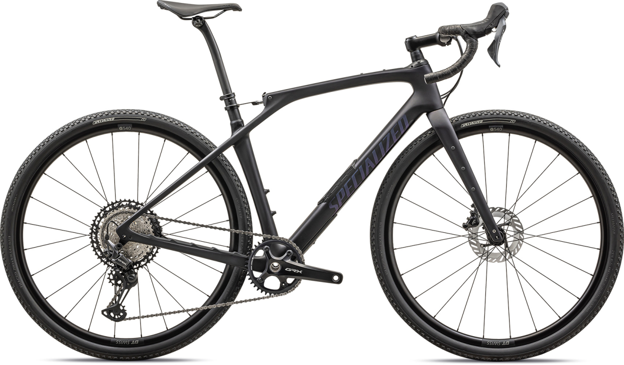 Гравийные велосипеды, комфорт плюс Specialized Diverge STR Comp Carbon 2024 Satin Metallic Midnight Shadow/ Violet Ghost Pearl Артикул 96223-5061, 96223-5052, 96223-5054, 96223-5058, 96223-5049, 96223-5056