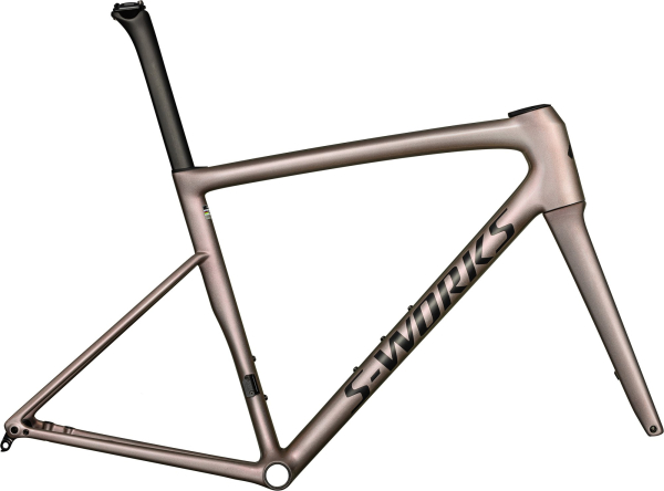 Specialized S-Works Tarmac SL8 2025 Gloss Viavi Red Gold Over Silver / Satin Metallic Obsid