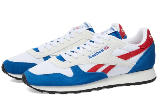 Кроссовки Кроссовки Reebok Classic Leather vector blue/ftwr white/vector red Артикул GX22576, GX225710, GX225711.5, GX225713, GX225712, GX225710.5, GX225711, GX22577.5, GX22578.5, GX22578, GX22579, GX22579.5