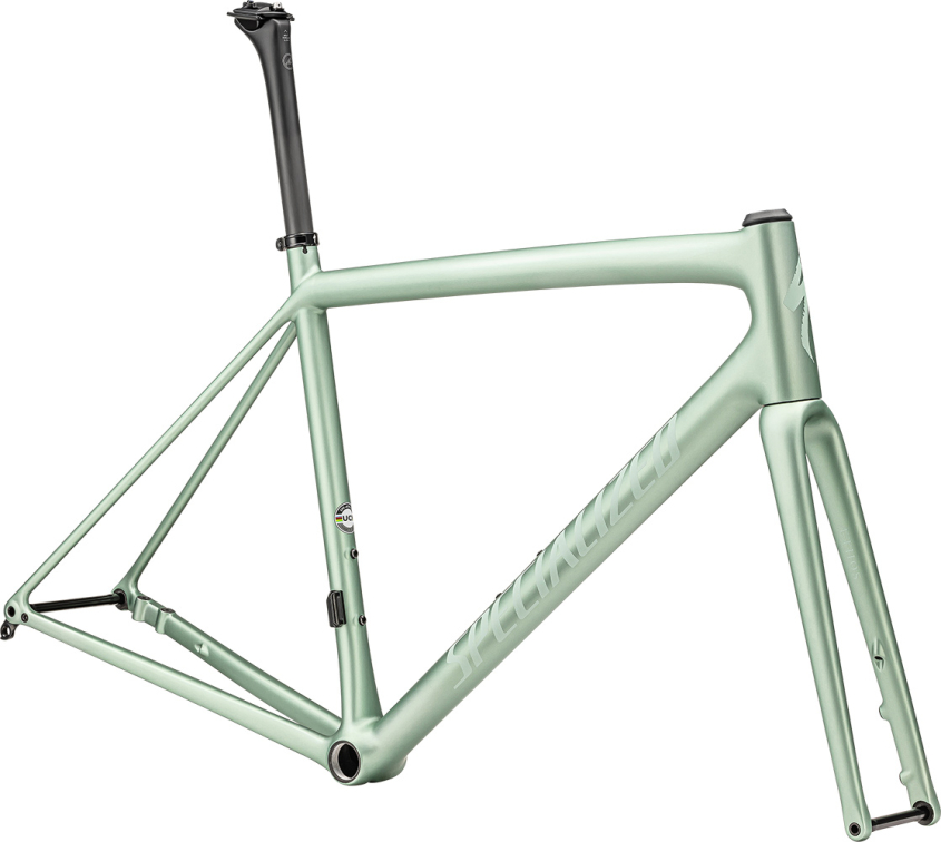 Рамы шоссе, гревел рама Specialized Aethos 2023 Satin Metallic White Sage/White Sage Артикул 77223-7154, 77223-7161, 77223-7156, 77223-7152, 77223-7149, 77223-7158