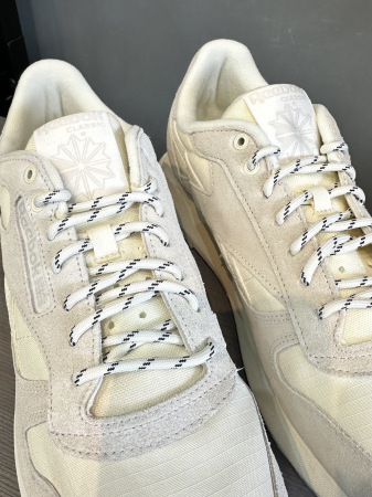 Кроссовки Кроссовки Reebok Classic Leather classic white/classic white/stucco Артикул GY152712, GY152710, GY152711.5, GY152710.5, GY152712.5, GY152711