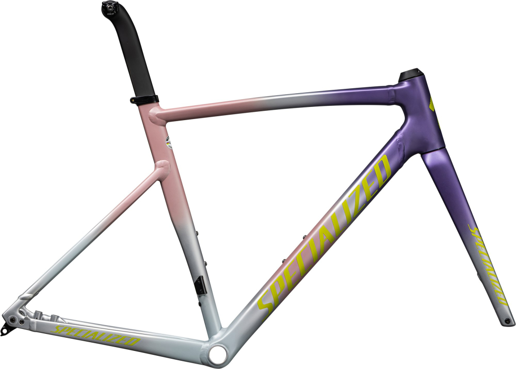 Рамы шоссе, гревел рама Specialized Allez Sprint 2025 Satin Dusty Pink Multicolor Radial Fade / Ion Metallic Артикул 70025-7252, 70025-7258, 70025-7254, 70025-7261, 70025-7249, 70025-7256