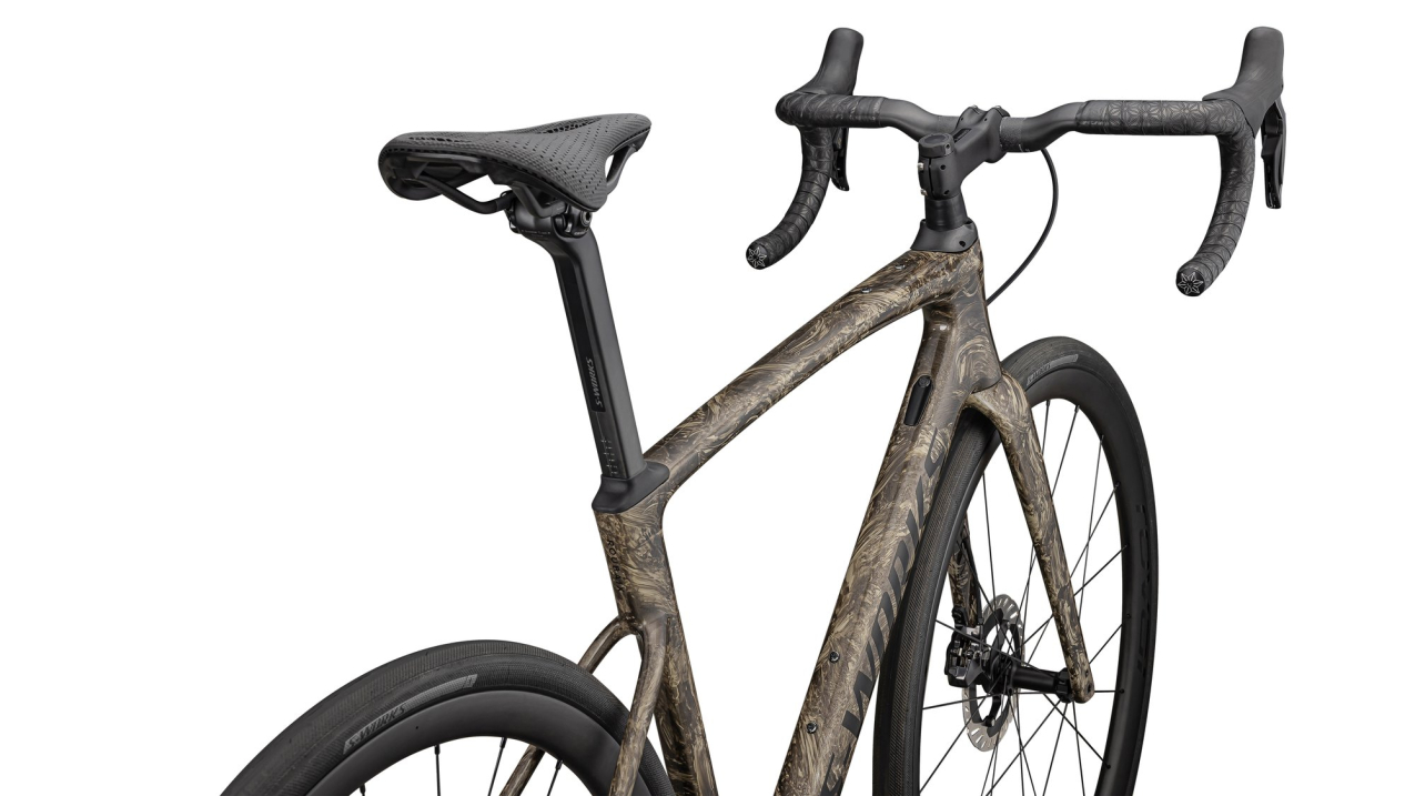 Шоссейные велосипеды Specialized S-Works Roubaix SL8 - Dura-Ace Di2 2025 Gloss Toupe/Gunmetal Strata/Charcoal Артикул 94425-0161, 94425-0158, 94425-0154, 94425-0152, 94425-0156, 94425-0149, 94425-0144