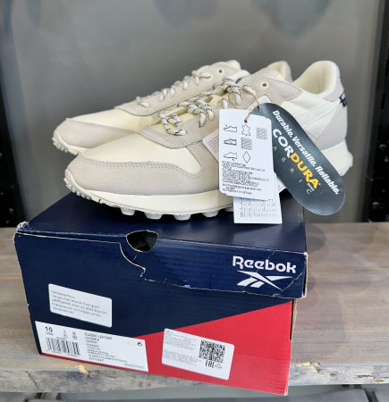 Кроссовки Кроссовки Reebok Classic Leather classic white/classic white/stucco Артикул GY152712, GY152710, GY152711.5, GY152710.5, GY152712.5, GY152711