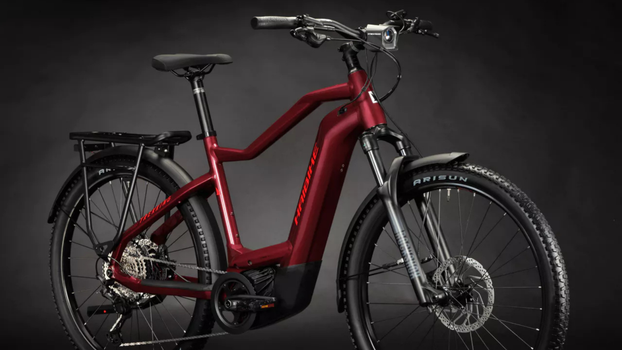 Электровелосипеды с двигателем Bosch, Yamaha, Shimano HAIBIKE Trekking 11 i750Wh 12-G Sram GX Eagle Tuscan/Neon Red  Артикул 45568360, 45568350