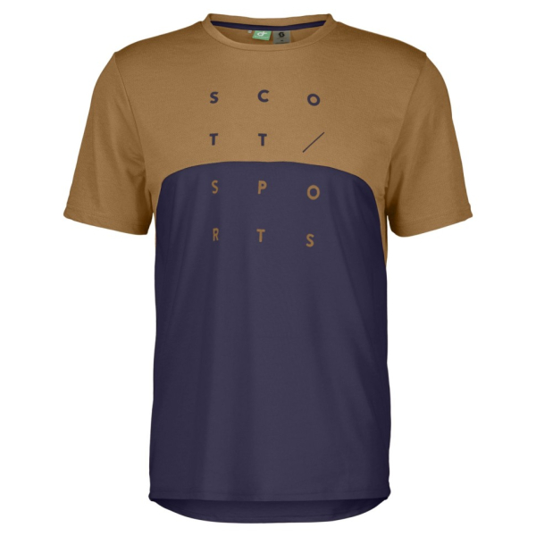 Джерси Scott Trail Flow DRI SS silt beige/cyber purple