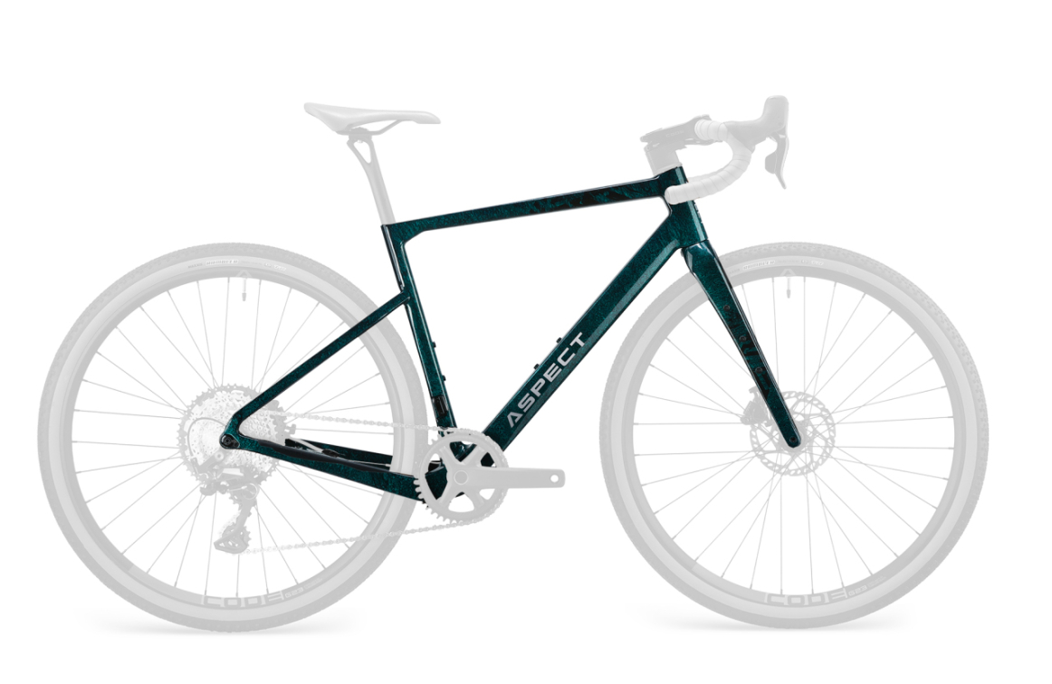 Рамы шоссе, гревел рама фреймсет Aspect Allroad CF Expert 2026 Зеленый Артикул 4660447853100, 4660447853117