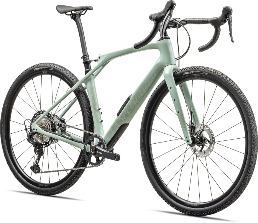 Гравийные велосипеды, комфорт плюс Specialized Diverge STR Comp Carbon 2024 Gloss White Sage/pearl Артикул 96223-5161, 96223-5158, 96223-5154, 96223-5152, 96223-5156, 96223-5149