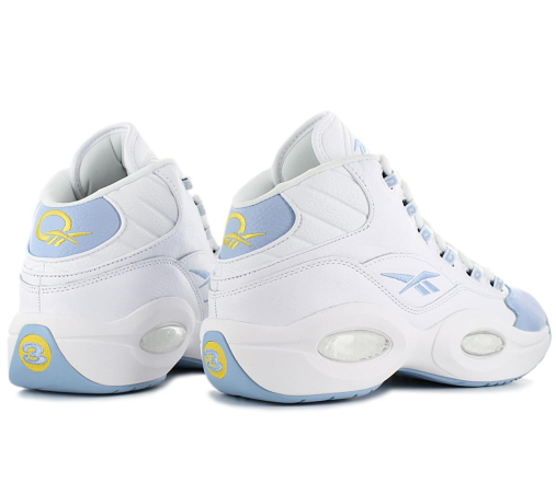 Кроссовки Кроссовки Reebok Question Mid ftwr white/fluid blue/toxic yellow Артикул GW885411, GW88547, GW885410, GW88548, GW88549