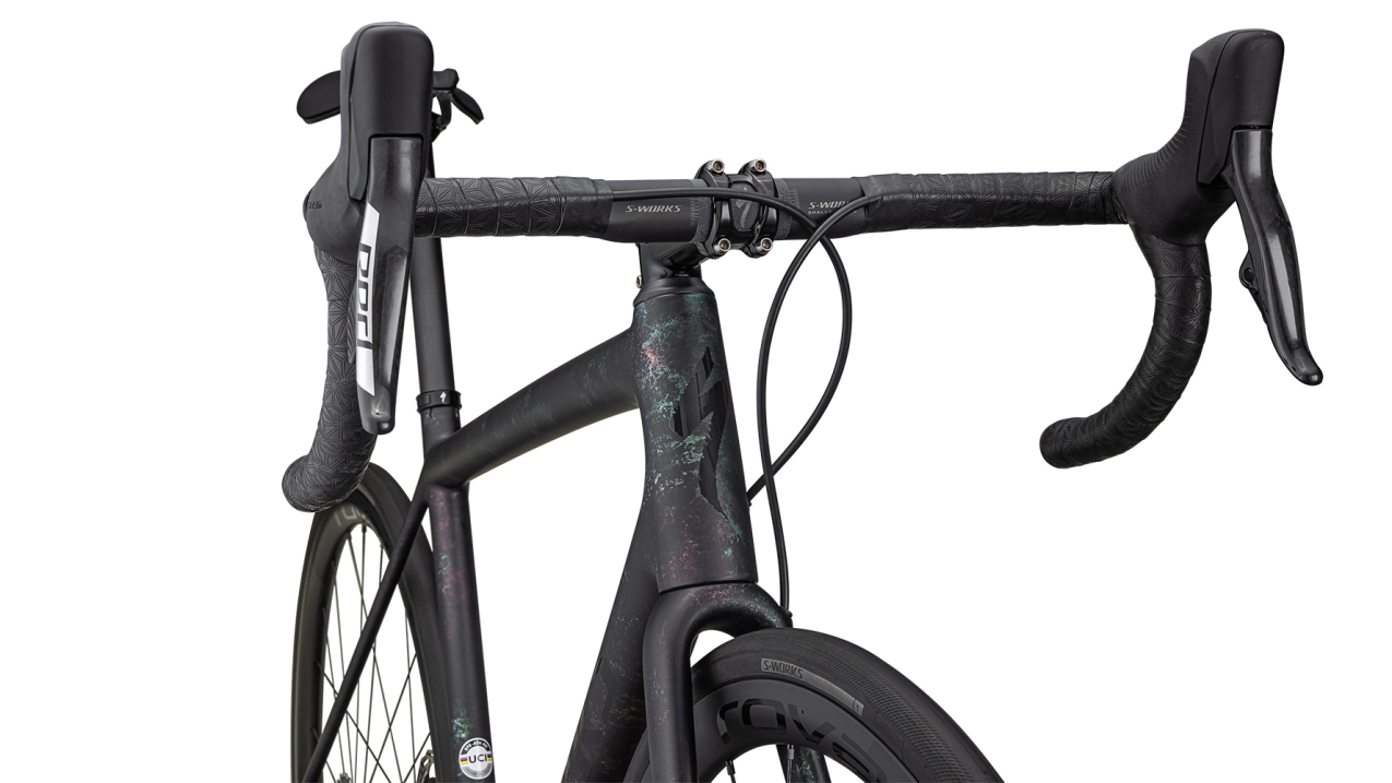 S-WORKS велосипеды шоссе Specialized S-Works Aethos 2023 SRAM Red eTap AXS Gloss Obsidian/Lapis + Abalone Organic Color Run Артикул 97223-0249, 97223-0256, 97223-0261, 97223-0258, 97223-0252, 97223-0254