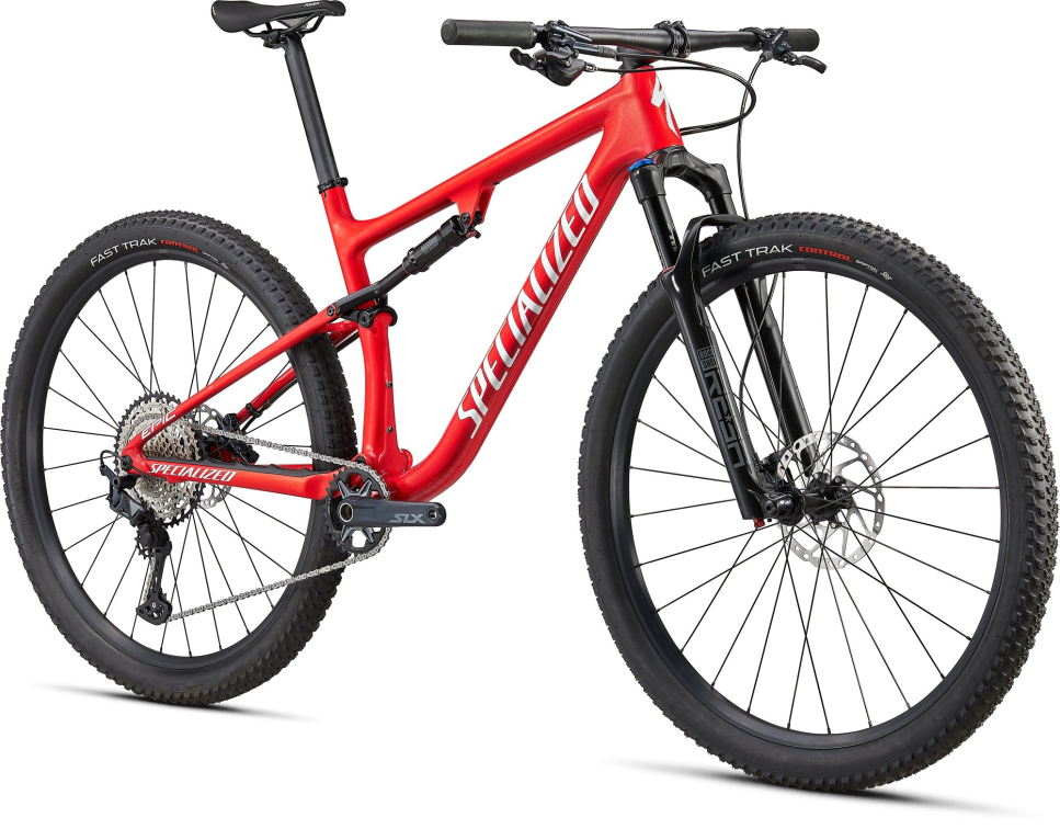 Купить Specialized Epic Comp 2021 Gloss Flo Red w/Red Ghost Pearl/Metallic White Silver BR Артикул 97620-5405, 97620-5404, 97620-5402, 97620-5403, 97620-5401