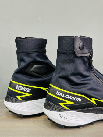 Зимняя обувь Кроссовки Salomon Winter Cross Spike Black/Neon Flame/Safety Yellow Артикул L47307300-10.5, L47307300-9, L47307300-10