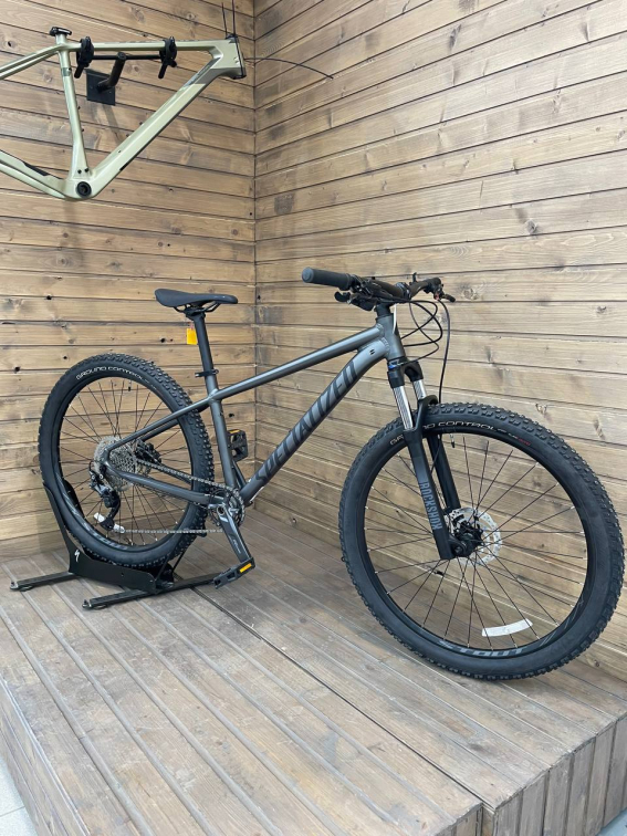 Купить Specialized Rockhopper Elite 27,5 Deore 1x10 2022 Satin Smoke / Satin Black Артикул RHCustomElite27XS, RHCustomElite27M