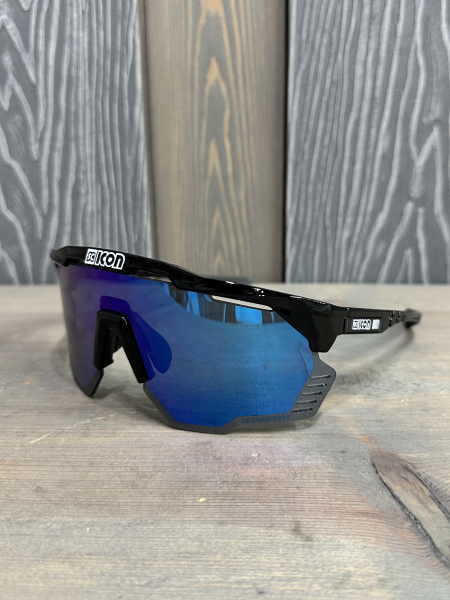 Очки Очки спортивные Scicon AeroShade Kunken оправа Black Gloss линза SCNPP Multimirror Blue Артикул 