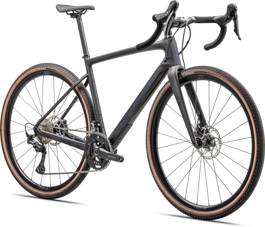 Гравийные велосипеды, комфорт плюс Specialized Diverge Sport Carbon 2025 Carbon / Blue Onyx Артикул 95425-6049, 95425-6054, 95425-6056, 95425-6058, 95425-6052, 95425-6061, 95425-6044