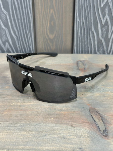 Очки Очки спортивные Scicon AeroWatt Foza оправа Black Gloss линза SCNPP Multimirror Silver Артикул 