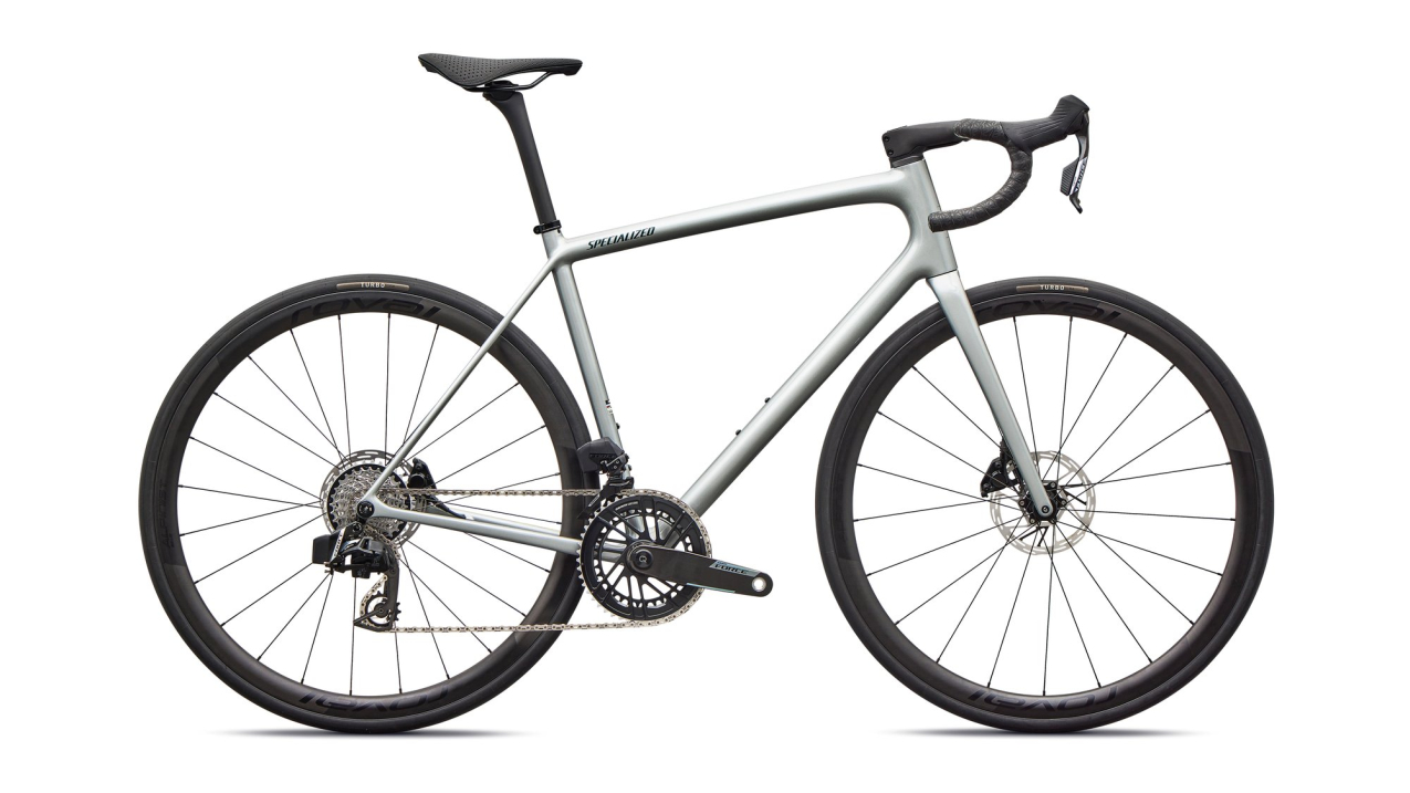 Шоссейные велосипеды Specialized Aethos 2 Pro SRAM Force AXS 2026 Gloss Shadow Silver Артикул 97226-1261, 97226-1249, 97226-1254, 97226-1256, 97226-1258, 97226-1252