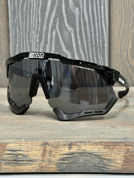 Очки Очки спортивные Scicon AeroShade XL оправа Black Gloss линза SCNPP Multimirror Silver Артикул 