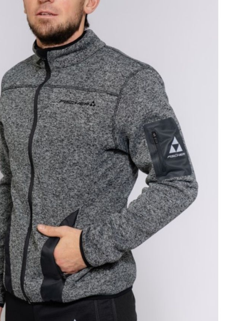 Джерси, толстовки, худи Толстовка Fischer Fleece Logo серый Артикул 2000999758737, 2000999758744