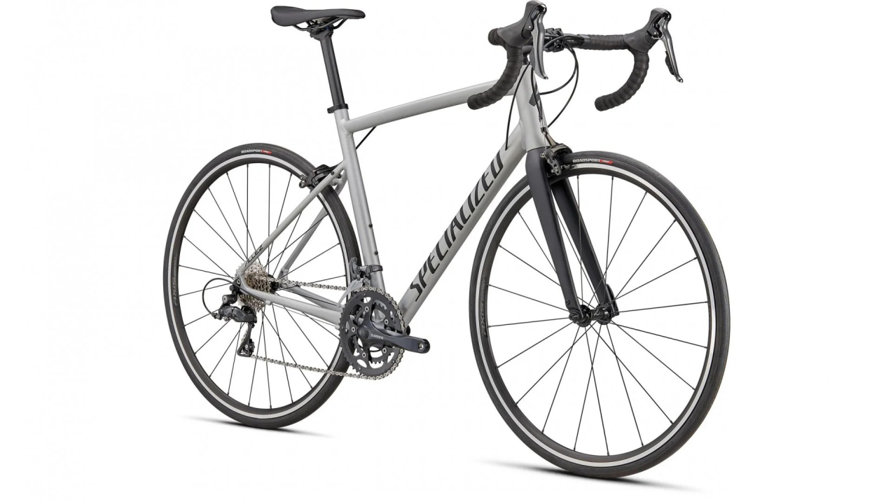 Шоссейные велосипеды Specialized Allez 2022 Satin Flake Silver/Black Артикул 94622-7161, 94622-7152, 94622-7158, 94622-7144, 94622-7154, 94622-7156, 94622-7149