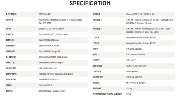 KTM Macina Cross A410 US 2023 Черный