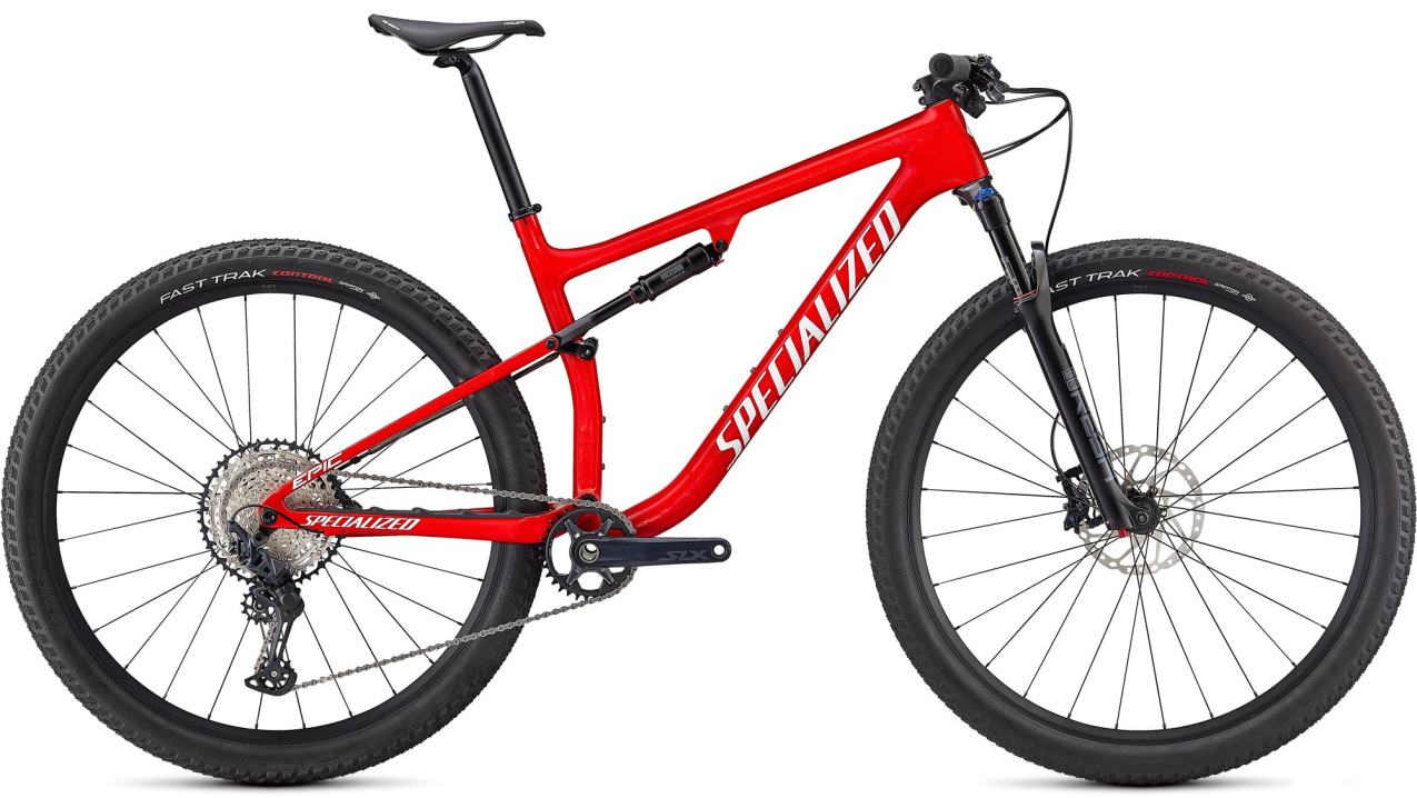 Купить Specialized Epic Comp 2021 Gloss Flo Red w/Red Ghost Pearl/Metallic White Silver BR Артикул 97620-5405, 97620-5404, 97620-5402, 97620-5403, 97620-5401