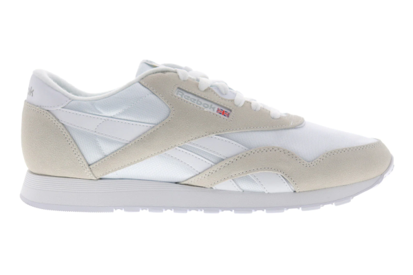 Кроссовки Кроссовки Reebok Classic Nylon white/white/light grey Артикул FV15936, FV15935, FV159313, FV15939.5, FV159310, FV15937, FV15939, FV159311.5, FV159312.5, FV159314, FV159310.5, FV159311, FV15938.5, FV15937.5, FV159312, FV15938