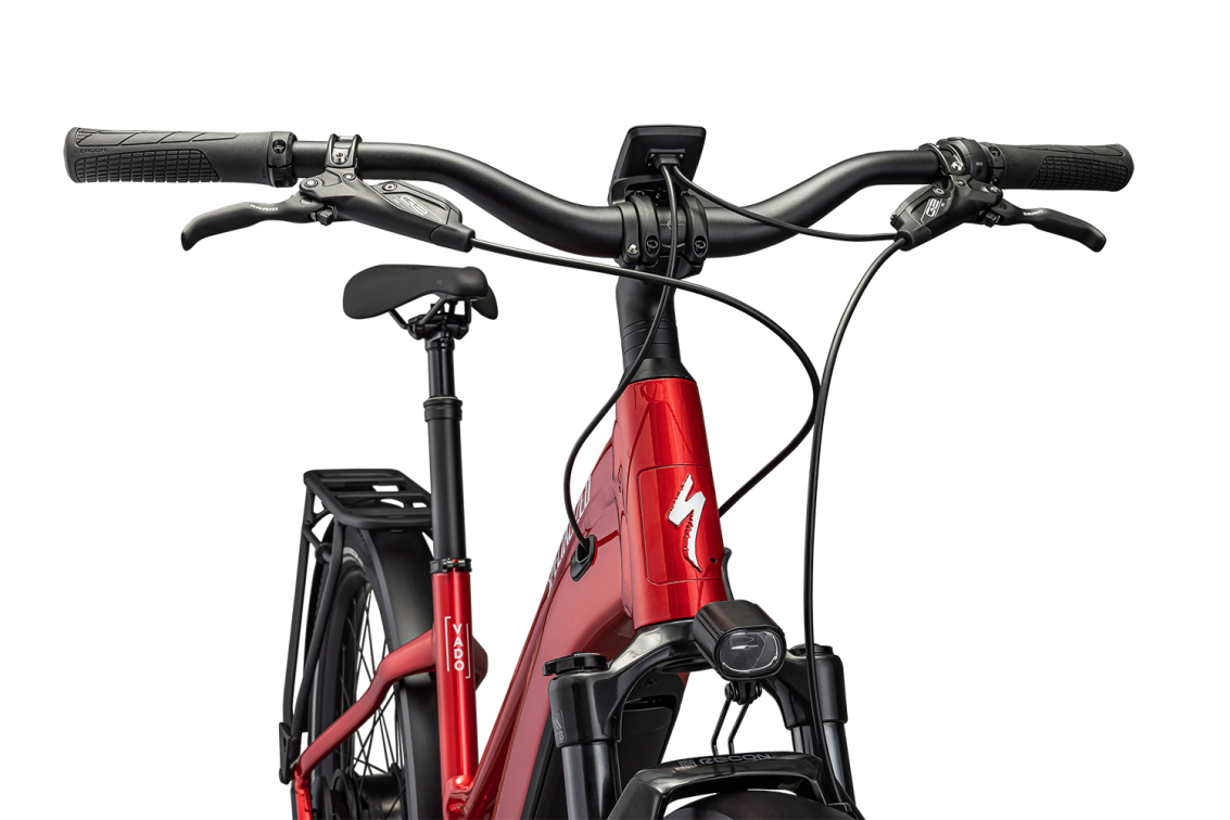 TURBO VADO - свой в городе! Specialized Turbo Vado 5.0 IGH Step-Through 2023 Red Tint / Silver Reflective Артикул 
