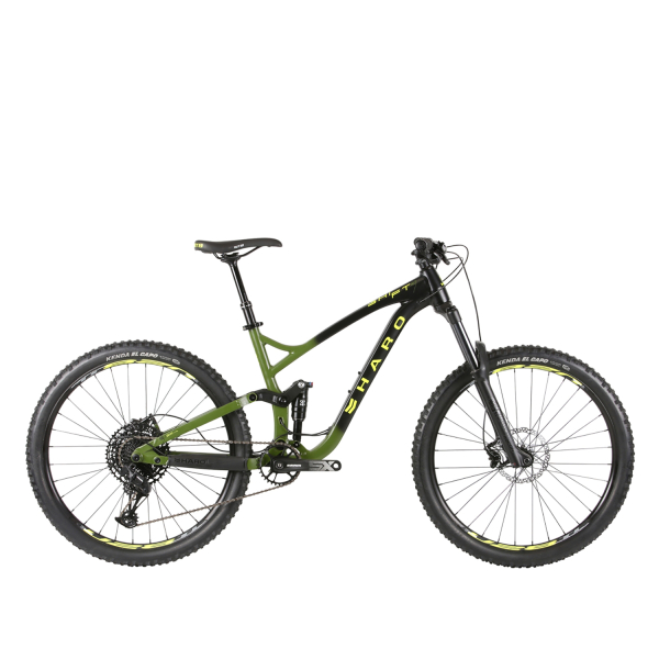 Haro Shift R7 27.5 черно-зеленый 2021
