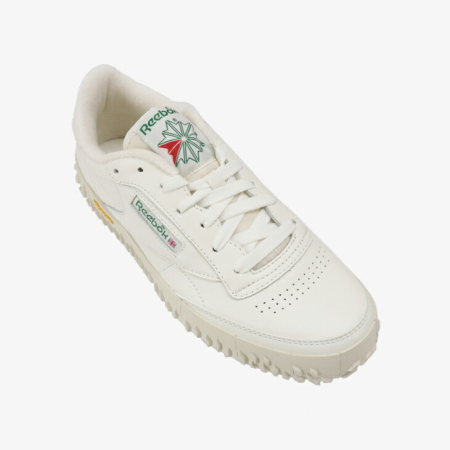 Кроссовки Кеды Reebok Club C Vibram chalk/vintage chalk s23-r/glen green Артикул GV693011, GV693013, GV69307, GV693011.5, GV693010.5, GV693010, GV69308.5