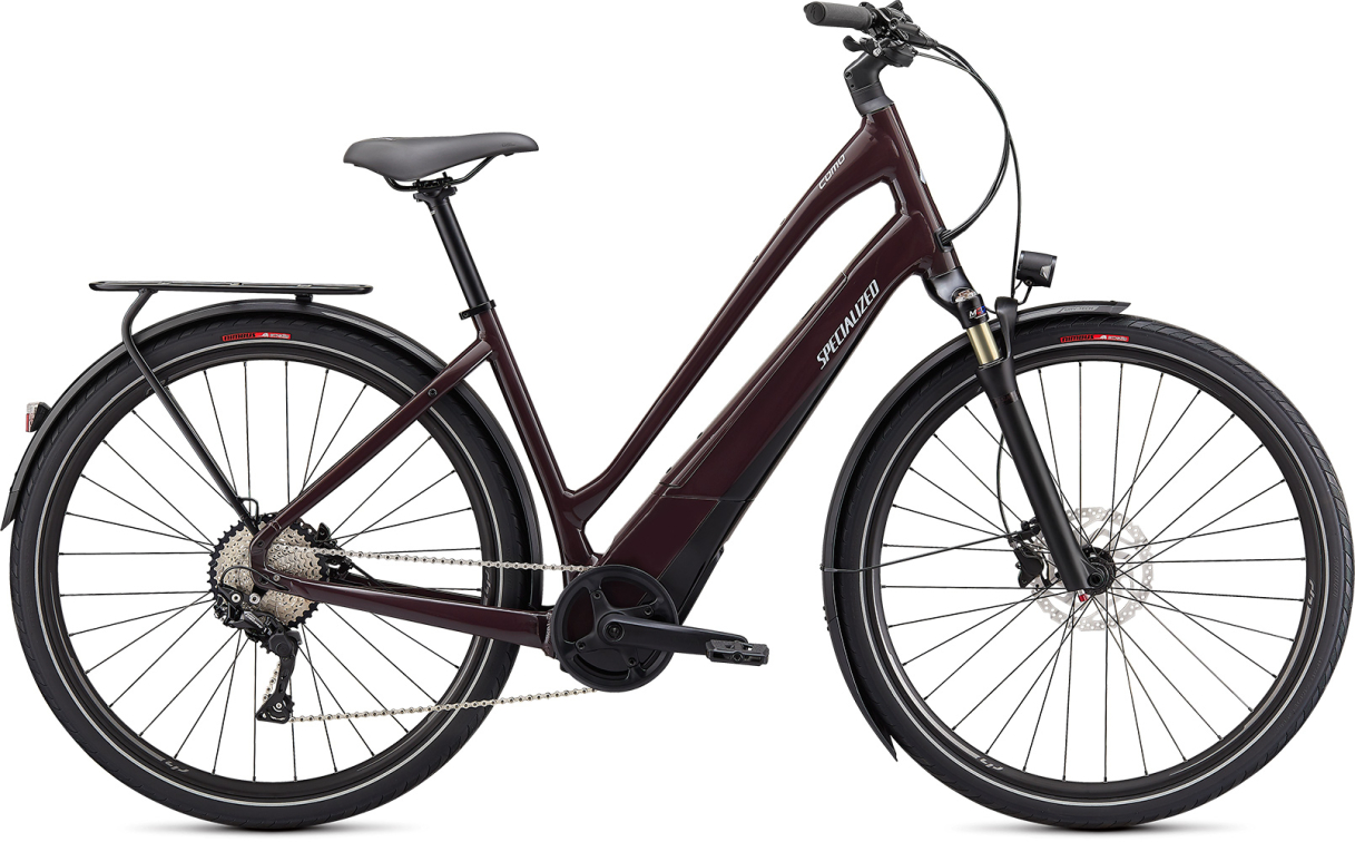 TURBO COMO - современный уровень комфорта Specialized Como 4.0 Low Entry 2020 Cast Umber / Black / Chrome Артикул 90421-5002, 90421-5004