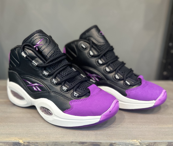 Кроссовки Reebok Question Mid core black/aubergine/pure grey 1