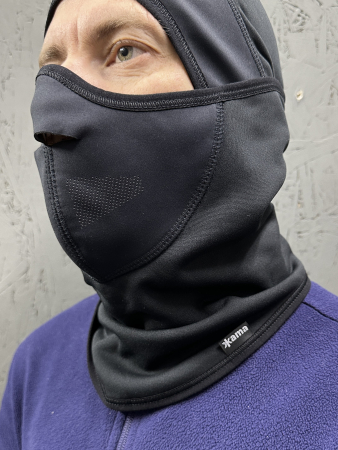 Шапки, кеппи, бейсболки Балаклава Kama DW28-110 GTX Infinium Windstopper SoftShell Black Артикул 