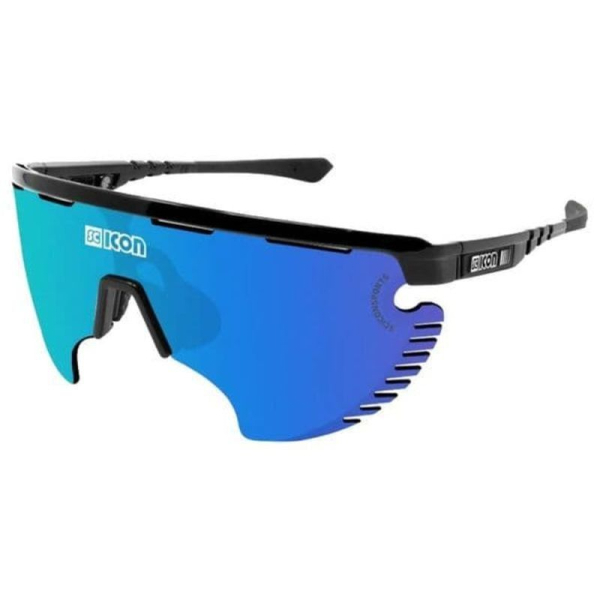 Очки спортивные Scicon AeroWing Lamon оправа Black Gloss линза SCNPP Multimirror Blue