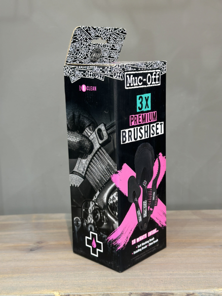 Велохимия Набор щеток 3шт Muc-Off Premium Brush для чистки и полировки велосипеда 220 Артикул 