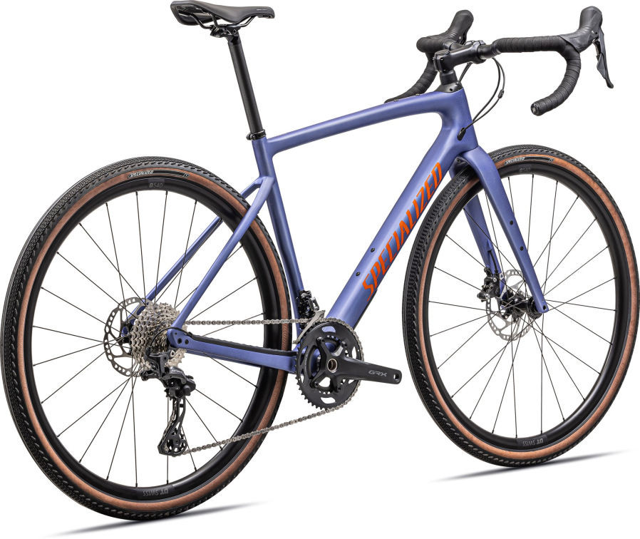 Гравийные велосипеды, комфорт плюс Specialized Diverge Sport Carbon 2024 Purple Tint / Indigo / Amber Glow Артикул 95424-6164, 95424-6144, 95424-6152, 95424-6158, 95424-6161, 95424-6149, 95424-6154, 95424-6156