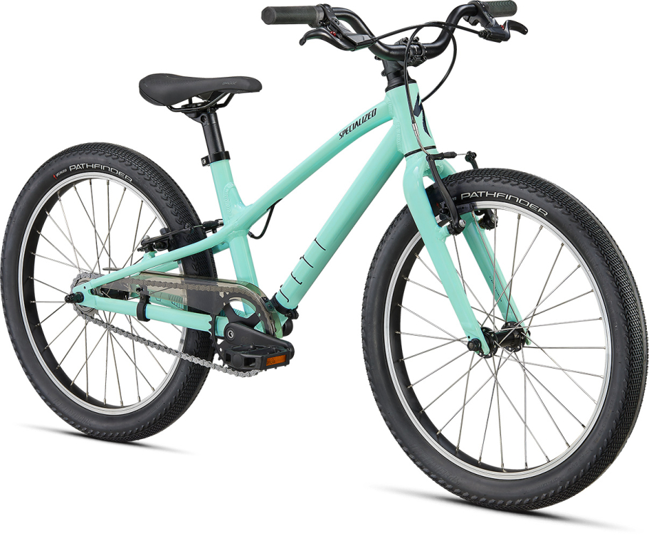 Для мальчиков с 6-ти до 7-ми лет Specialized Jett 20 SS 2022 Gloss Oasis / Forest Green Артикул 92722-4220