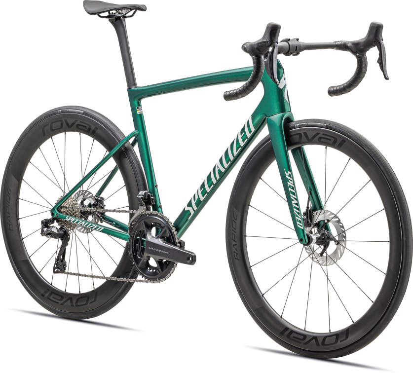 Шоссейные велосипеды Specialized Tarmac SL8 Pro - Ultegra Di2 2024 Gloss Pine Green Metallic / White Артикул 94924-1256, 94924-1249, 94924-1254, 94924-1252, 94924-1258, 94924-1244, 94924-1261