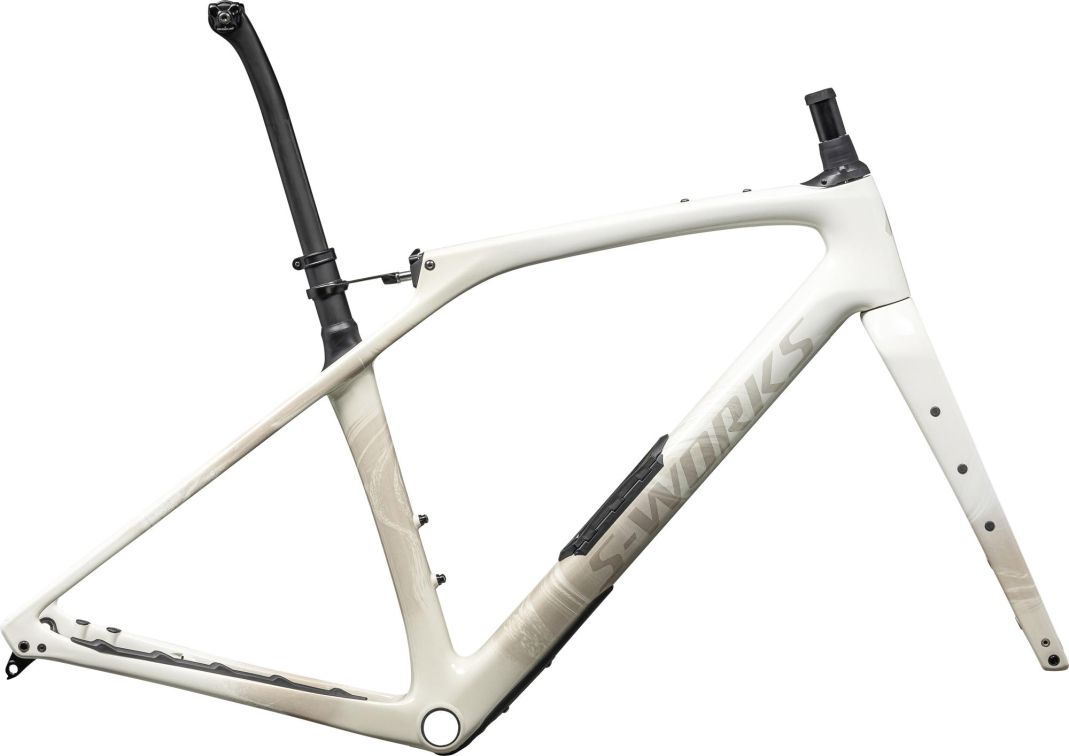 S-WORKS велосипеды гравийные рама Specialized S-Works Diverge STR 2024 Gloss Dune/white Birch/pearl Артикул 76224-0054, 76224-0049, 76224-0052, 76224-0061, 76224-0058, 76224-0056