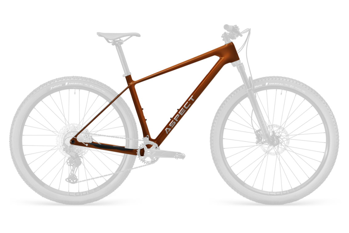 Рамы горных велосипедов рама Aspect Amp CF Elite 2026 Оранжевый Артикул 4660447851656, 4660447851649, 4660447851663, 4660447851670