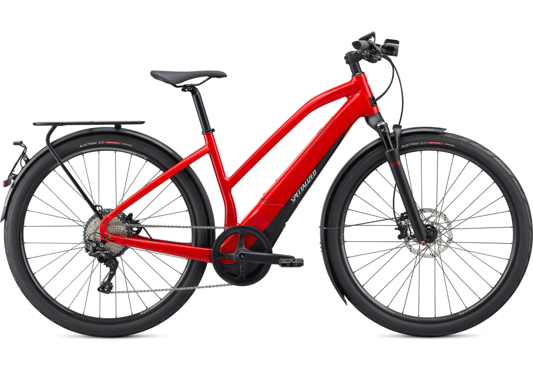 TURBO VADO - свой в городе! Specialized Turbo Vado 6.0 Step-Through 2020 Flo Red W/Blue Ghost Pearl Артикул 95020-1103, 95020-1104, 95020-1105, 95020-1102