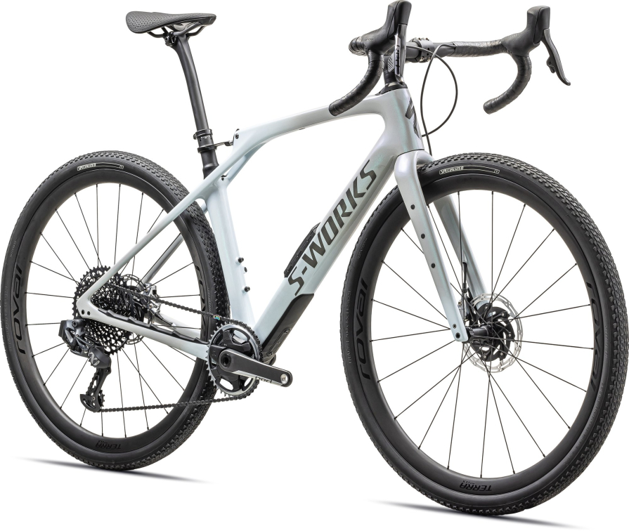 S-WORKS велосипеды гравийные Specialized S-Works Diverge STR 2024 01 Dove Grey+eyris Pearl - Morning Mist / Eyris Pearl / Smoke Артикул 96224-0149, 96224-0154, 96224-0152, 96224-0158, 96224-0156, 96224-0161