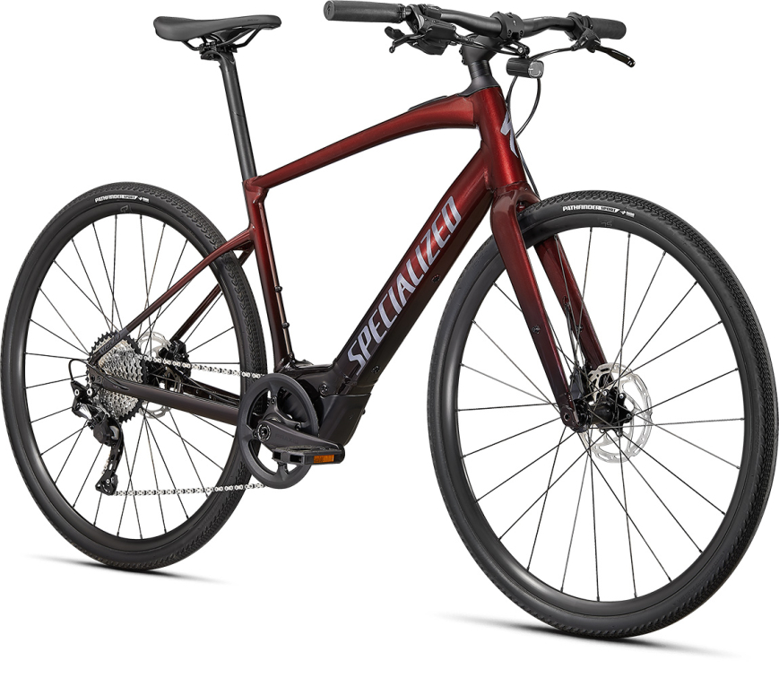 TURBO VADO - свой в городе! Specialized Turbo Vado SL 4.0 Crimson Red Tint / Black Reflective Артикул 93920-5004, 93920-5003, 93920-5005, 93920-5002