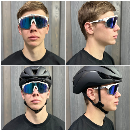 Очки Очки спортивные Scicon AeroShade Kunken оправа White Gloss линза SCNPP Multimirror Blue Артикул 